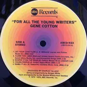 LP - Gene Cotton - For All The Young Writers