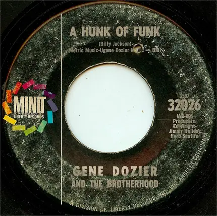 Gene Dozier And The Brotherhood - A Hunk Of Funk
