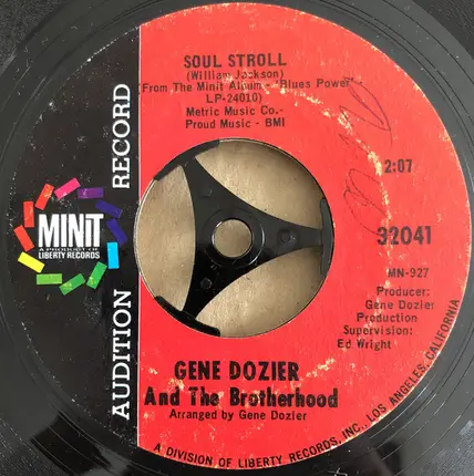 Gene Dozier And The Brotherhood - Soul Stroll