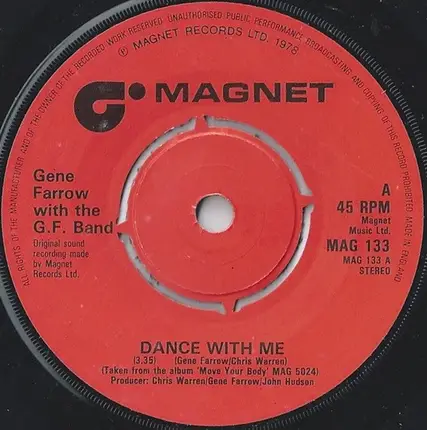 Gene Farrow With G.F. Band - Dance With Me