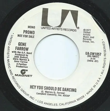 Gene Farrow With G.F. Band - Hey You Should Be Dancing