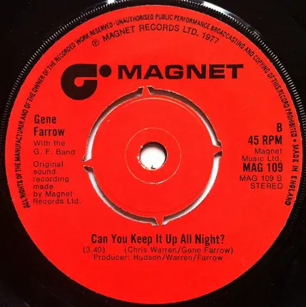 Gene Farrow With G.F. Band - Move Your Body