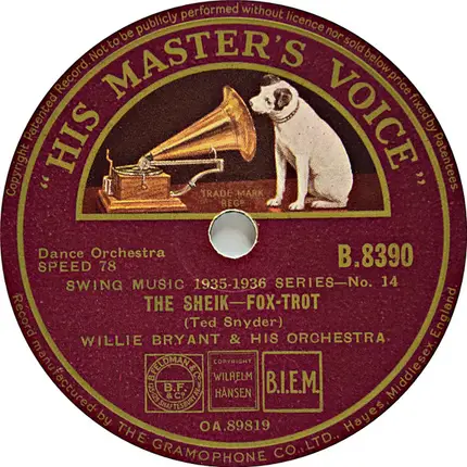 Gene Gifford And His Orchestra / Willie Bryant And His Orchestra - New Orleans Twist / The Sheik