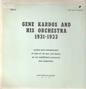 LP - Gene Kardos - Gene Kardos and His Orchestra 1931-1933 - Tansparent green vinyl