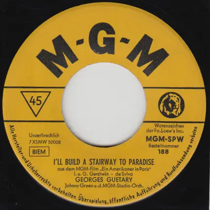 Gene Kelly & Georges Guétary With Johnny Green & MGM Studio Orchestra - 'S Wonderful