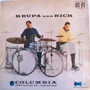 LP - Gene Krupa And Buddy Rich - Krupa And Rich - Mono