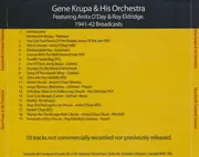 CD - Gene Krupa And His Orchestra Feat. Anita O'Day & Roy Eldridge - 1941-1942 Previously Unreleased Broadcasts