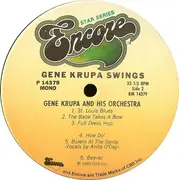 LP - Gene Krupa And His Orchestra - Gene Krupa Swings