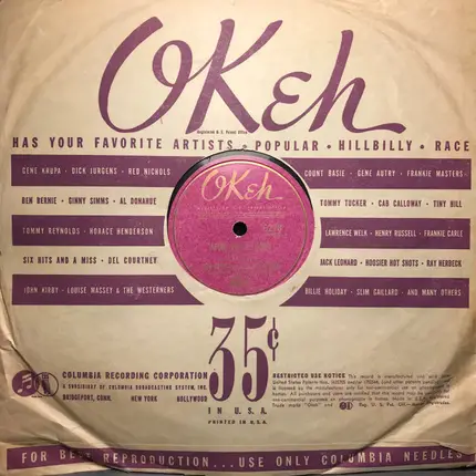 Gene Krupa And His Orchestra - Kick It / After You've Gone