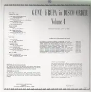LP - Gene Krupa - In Disco Order Volume 4