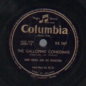 Gene Krupa - The Galloping Comedians / Swiss Lullaby