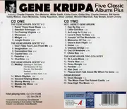 Double CD - Gene Krupa - Five Classic Albums Plus