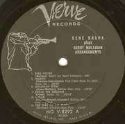 LP - Gene Krupa - Plays Gerry Mulligan Arrangements