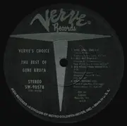 LP - Gene Krupa - Verve's Choice! The Best Of Gene Krupa