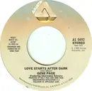 7inch Vinyl Single - Gene Page - Love Starts After Dark - Company sleeve