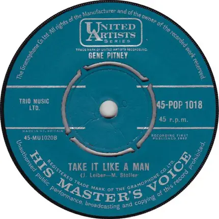 Gene Pitney - The Man Who Shot Liberty Valance
