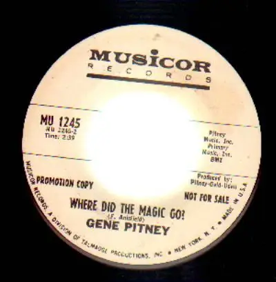 Gene Pitney - Tremblin' / Where Did The Magic Go