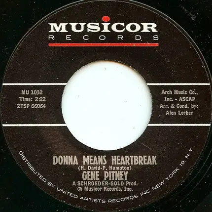 Gene Pitney - True Love Never Runs Smooth