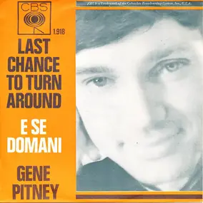 Gene Pitney - Last Chance To Turn Around