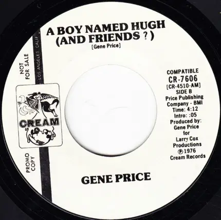 Gene Price - A Boy Named Hugh (And Friends?)