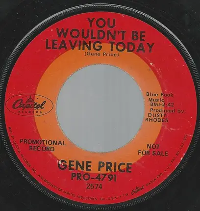Gene Price - In The Arms Of Love