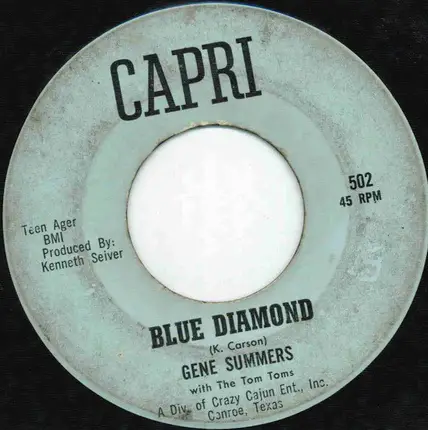Gene Summers With The Tom Toms - Blue Diamond