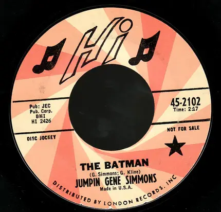Gene Simmons - The Batman / Bossy Boss