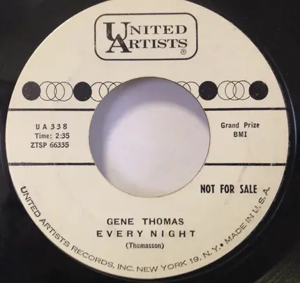 Gene Thomas - Every Night