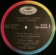 LP - Gene Vincent - Sounds Like Gene Vincent - Mono, Rainbow Labels