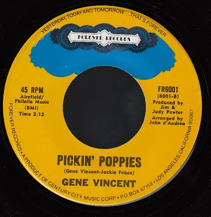 Gene Vincent - Story Of The Rockers / Pickin' Poppies