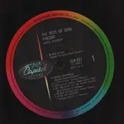 LP - Gene Vincent - The Best Of Gene Vincent - Original Japanese Red Wax
