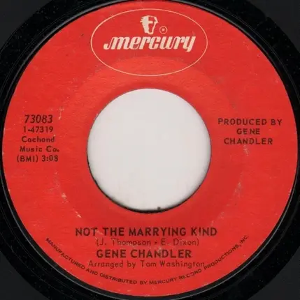 Gene Chandler - Groovy Situation / Not The Marrying Kind