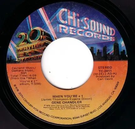 Gene Chandler - When You're # 1