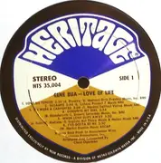 LP - Gene Bua - Love Of Life