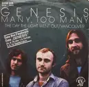 7inch Vinyl Single - Genesis - Many, Too Many / The Day The Light Went Out / Vancouver