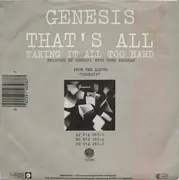7inch Vinyl Single - Genesis - That's All