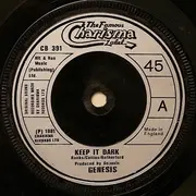 7inch Vinyl Single - Genesis - Keep It Dark