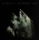 Double LP - Genesis - Seconds Out - sleeve,  large mad hatter labels