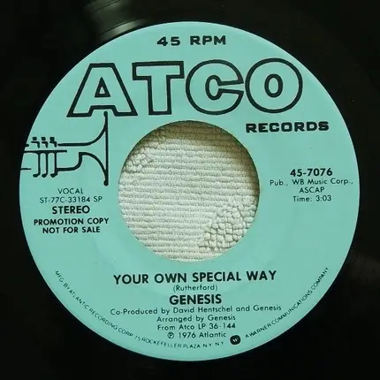 Genesis - Your Own Special Way