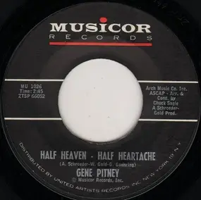 Gene Pitney - Half Heaven Half Heartache