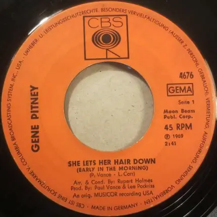 Gene Pitney - She Lets Her Hair Down (Early In The Morning)