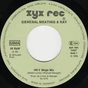 7inch Vinyl Single - General Meating & Kay - HR3 Zitter Zitter Mega Mix
