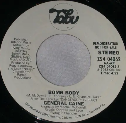 General Caine - Bomb Body