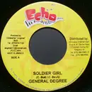 7inch Vinyl Single - General Degree / Wayne Marshall - Soldier Girl / Let Drums Play