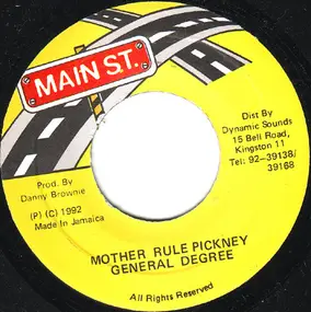 General Degree - Mother Rule Pickney