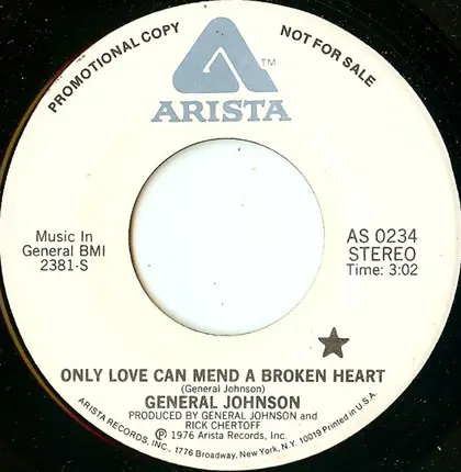 General Johnson - Only Love Can Mend A Broken Heart