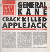 12inch Vinyl Single - General Kane - Crack Killed Applejack