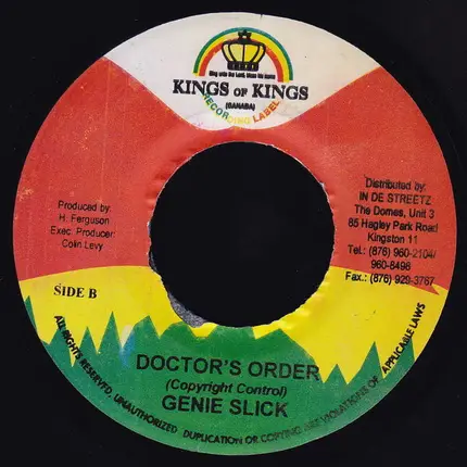 Genie Slick Feat. Beenie Man - Doctor's Orders