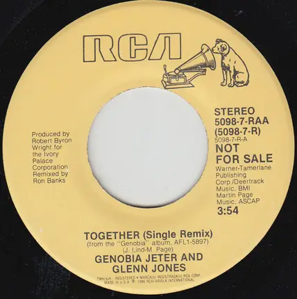 Genobia Jeter And Glenn Jones - Together