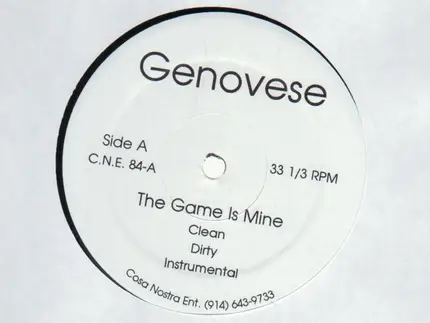 Genovese - The Game Is Mine / Big Shot